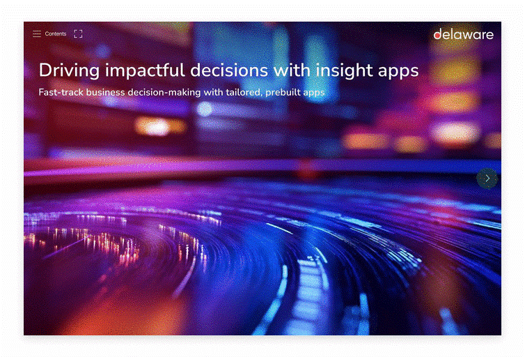 Driving impactful decisions with insight apps